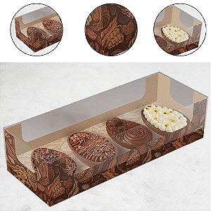 10 CAIXA 4 MINI OVOS PÁSCOA 4 X 50G - PURO CACAU 5933 ( IDEIA PÁSCOA 2026 )