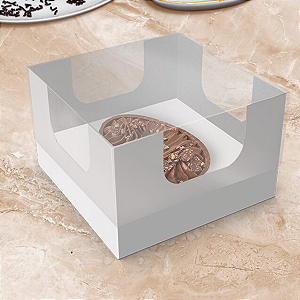 10 CAIXA MINI OVO PÁSCOA 50G BRANCA - 5773 ( IDEIA PÁSCOA 2026 )