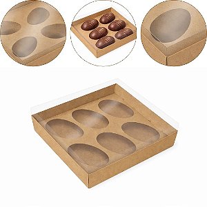 5 CAIXA P/ 6 OVOS 50GR KRAFT 8432-16 (KX) PÁSCOA 2026