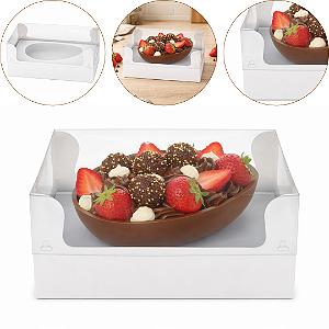 5 CAIXA P/ OVO PÁSCOA  AJUSTÁVEL 100/150G BRANCA 531-01 (KX) PÁSCOA 2026