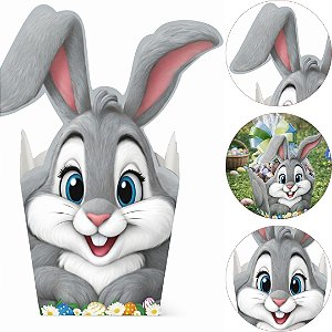 2 CACHEPO COELHO DE PÁSCOA CINZA 2267-18 (KX) PÁSCOA 2026