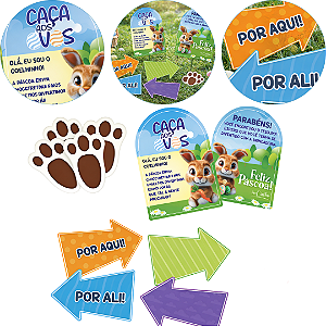 KIT CAÇA AOS OVOS DE PÁSCOA 7080-18 (KX) PÁSCOA 2026
