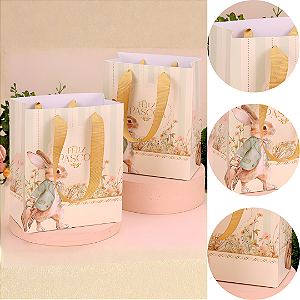 10 SACOLA PÁSCOA MINI 16X13X7CM RECORDAR 5716 ( PASCOA JANGO 2026 )