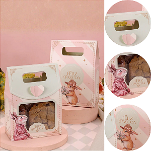 10 SACOLA MÉDIA COM VISOR 29X9X19CM RECORDAR 5608 ( PASCOA JANGO 2026 )