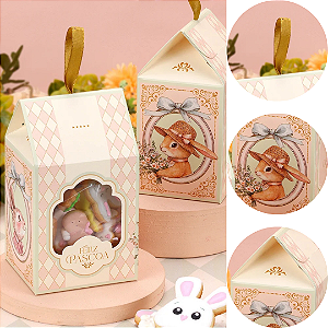 10 EMBALAGEM PARA LEMBRANCINHA COM VISOR RECORDAR 5536 ( PASCOA JANGO 2026 )