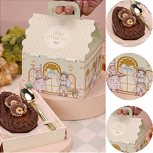 10 CAIXA CASINHA OVO DE PÁSCOA 100/150G RECORDAR 5661 ( PASCOA JANGO 2026 )