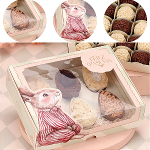 10 CAIXA DEGUSTAÇÃO P/ 6 MINI OVOS 50G OU 20 DOCES RECORDAR 5500 ( PASCOA JANGO 2026 )