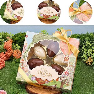 10 CAIXA COM BLISTER PARA 6 BOMBONS VILA ENCANTADA 5806 ( PASCOA JANGO 2026 ) 5622