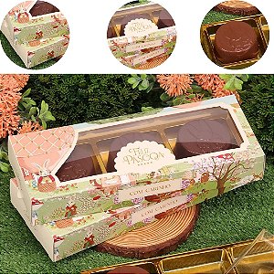 10 CAIXA COM BLISTER 3 PÃES DE MEL VILA ENCANTADA 5827 ( PASCOA JANGO 2026 ) 5592