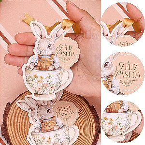 20 TAGS PÁSCOA COELHO ACOLHER 5689 ( PASCOA JANGO 2026 )