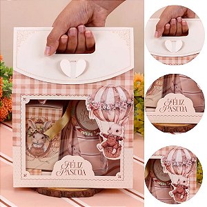 10 SACOLA MÉDIA COM VISOR 29X9X19CM ACOLHER 5606 ( PASCOA JANGO 2026 )