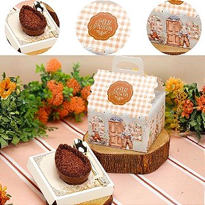 10 CAIXA CASINHA OVO DE PÁSCOA 100/150G  ACOLHER 5651 ( PASCOA JANGO 2026 )