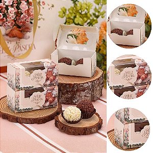 10 CAIXAS P/ 2 DOCES PÁSCOA EMBALAGEM ACOLHER 5471 ( PASCOA JANGO 2026 )