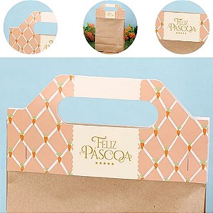 10 ALÇA PARA SACO DELIVERY 21X9CM VILA ENCANTADA 5757 ( PASCOA JANGO 2026 )