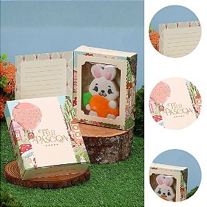 10 CARTÕES PARA BISCOITO COM VISOR VILA ENCANTADA 5526 ( PASCOA JANGO 2026 )