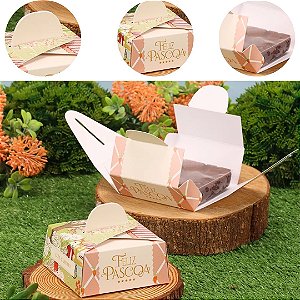 10 CAIXA PARA BROWNIE 7X7 VILA ENCANTADA 5628 ( PASCOA JANGO 2026 )