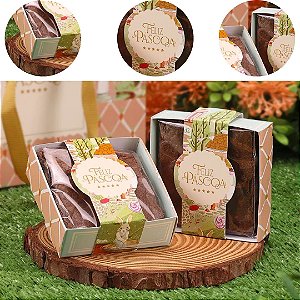 25 CAIXA PARA BROWNIE PÁSCOA 6X6 VILA ENCANTADA 5586 ( PASCOA JANGO 2026 )