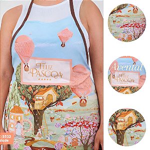 AVENTAL CONFEITARIA PÁSCOA  VILA ENCANTADA 5532 ( PASCOA JANGO 2026 )