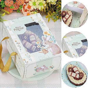 5 CAIXA P/ OVO COLHER PREMIUM COM ALÇAS 250/350/500G FLORIR 5597 ( PASCOA JANGO 2026 )