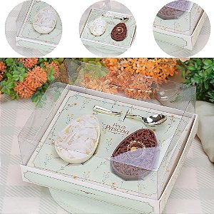 10 CAIXA PARA OVO DE COLHER DUO 100/250G FLORIR 5567 ( PASCOA JANGO 2026 )