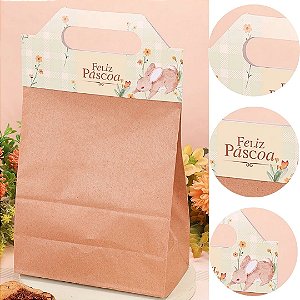 10 ALÇA PARA SACO DELIVERY 21X9CM FLORIR 5756 ( PASCOA JANGO 2026 )