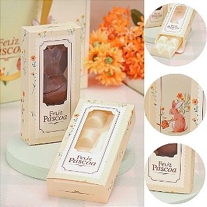 10 CAIXAS PARA BARRA 150G PÁSCOA FLORIR 5495 ( PASCOA JANGO 2026 )