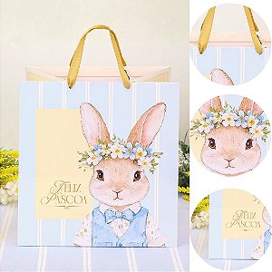 10 SACOLA PÁSCOA GRANDE 27X23X26CM AMANHECER 5460 ( PASCOA JANGO 2026 )