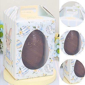 10 CAIXA PARA OVO EM PÉ 6 FATIAS 250G  AMANHECER 5709 ( PASCOA JANGO 2026 )