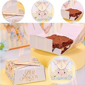 10 CAIXA PARA BROWNIE 7X7CM AMANHECER 5625 ( PASCOA JANGO 2026 )