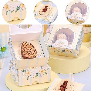 10 CAIXAS P/ 4 DOCES OU OVO 50G C/ VISOR AMANHECER 5478 ( PASCOA JANGO 2026 )