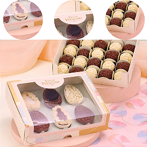 10 CAIXA DEGUSTAÇÃO P/ 6 MINI OVOS 50G OU 20 DOCES CELEBRAR 5503 ( PASCOA JANGO 2026 )