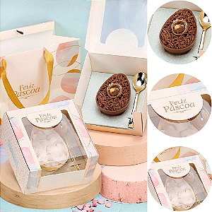 10 CAIXA PARA OVO DE COLHER 100/150G CELEBRAR 5521 ( PASCOA JANGO 2026 )