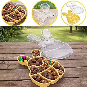 FONDUE CAKE BOX PETISQUEIRA COELHO PÁSCOA  AMARELO (BLUE STAR)