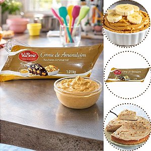 RECHEIO ARTESANAL CREME AMENDOIM 1,01KG  VABENE