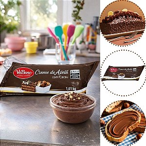 CREME DE AVELA COM CACAU 1,01KG VABENE