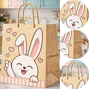 10 SACOLA COELHO CORAÇÃO PP 13,5X8X19CM 3285(LC) PASCOA 2026