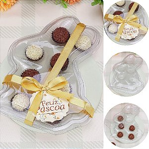 5 BLISTER COELHO PÁSCOA P/ 8 BOMBONS 5808 ( PASCOA JANGO 2026 )