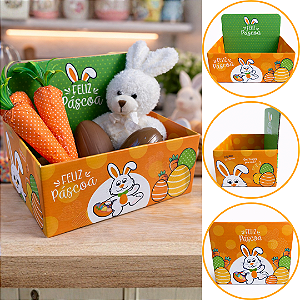 5 CAIXA CESTA PÁSCOA DISPLAY PÁSCOA 20,5X13,5X9 PS423 (JR)