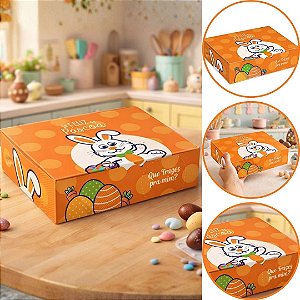 10 CAIXA P/ 12 DOCES PÁSCOA  EMBALAGEM PASCOA PS166 (JR)