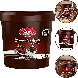 CREME DE AVELA COM CACAU BALDE 3KG VABENE ALIMENTO OFF