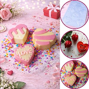 FORMA BWB C/ SILICONE ESPECIAL SP CORAÇÕES 3678 (BWB MAES NAMORADOS)