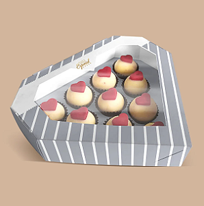 10 CAIXA 10 DOCES CORAÇÃO COM VISOR 2056 PACIFC ( DIA DOS NAMORADOS JANGO 2026 ) OUTLET