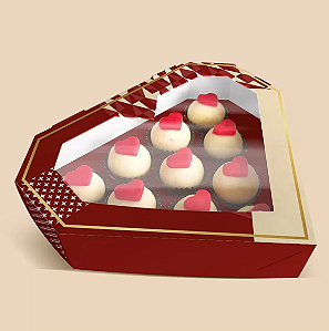 10 CAIXA 10 DOCES CORAÇÃO COM VISOR MAGMA 2086 ( DIA DOS NAMORADOS JANGO 2026 ) OUTLET