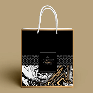 10 SACOLA PRESENTE  GRANDE 32X26X23 ONIX 2075 ( DIA DOS NAMORADOS JANGO 2026 ) OUTLET