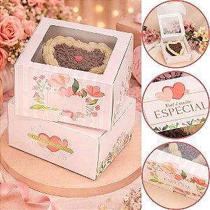 10 CAIXA C/ VISOR CORAÇÃO 200G PÉTALAS 2611 ( DIA DAS MÃES JANGO 2026 ) OUTLET