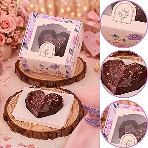 10 CAIXA P/ BENTO CAKE E BASE + 6 DOCES GRACIOSA 4196 ( DIA DAS MÃES JANGO 2026 ) OUTLET