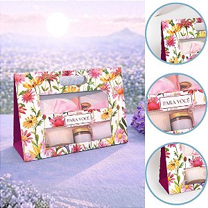 10 SACOLA MALETA HORIZONTAL COM VISOR VIOLETA 6008 ( DIA DAS MÃES IDEIA 2026 )