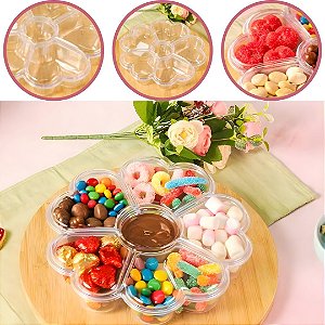 FONDUE CAKE BOX PETISQUEIRA FLOR  DE CORAÇÃO INCOLOR (BLUE STAR)