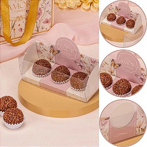 10 CAIXA PARA 3 DOCES 5X5,3X13CM DOLCE VITA 5869 ( MÃES JANGO 2026 )