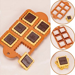 CORTADOR DE BISCOITO 5X5CM DOLCE VITA 5898 ( MÃES JANGO 2026 )